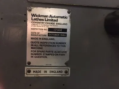 WICKMAN 1" X 6 Multi-Spindle Screw Machines (Cam) | Graff-Pinkert (6)
