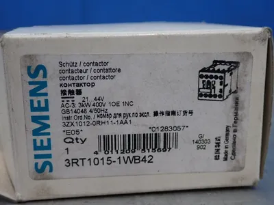 New | in-Stock SIEMENS 3RT10151WB42 PLC Contactors | HGR 24 #752788