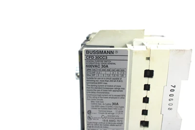 USED BUSSMANN CFD 30CC3
