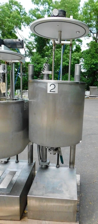 Used VE TRA CO MIXING TANK 15 GALLON Cosmetic Complete Packaging Lines New Jersey US | Champion Trading Corporation #423468