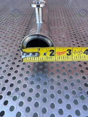 Stainless Steel Manifold 1.5" Sanitary Fitting w/ 8 Ports 1/2" Sanitary Fitting