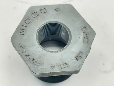 CB13550, 511834 | Nibco 511834 1-1/2 x 3/4" Reducer Bushing CPVC MPT x FPT CB13550 LOT OF 3 - Used