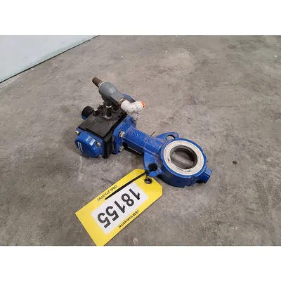 Used 2" DelVal Stainless Steel Wafer Butterfly Valve