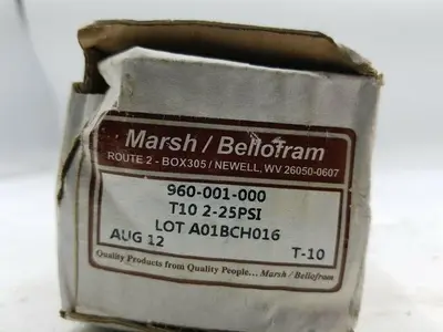 New | in-Stock BELLOFRAM MARSH BELLOFRAM 960001000 Air Pressure Regulators Michigan US | ND Industrial Surplus #1226956