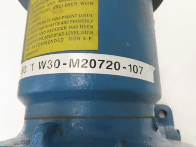 Cone Drive MSH030-1 Worm Gearbox 60:1 Reducer 19rpm 1.15Hp 1-1/2" Hollow Shaft