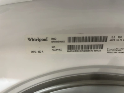 Used WHIRLPOOL FRONT LOAD WASHER DUET Washers Michigan US | Miedema Asset Management Group #1413804