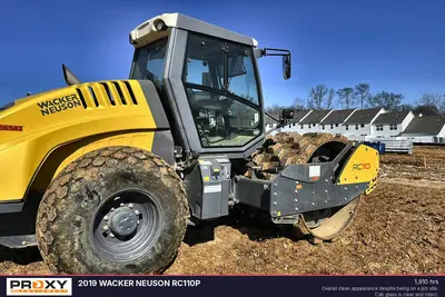 Used 2019 WACKER NEUSON RC110P Single Drum Rollers Tennessee US | Proxy Equipment #1385006