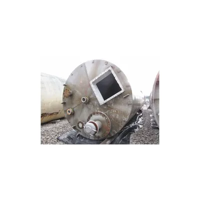 Used 882 Cubic Foot Aluminum Plastic Pellet Silo 8' Dia. X 39' High