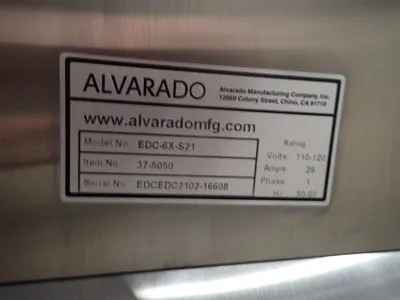 Used ALVARADO EDC6X521 Miscellaneous MRO Ohio US | HGR 24 #728582
