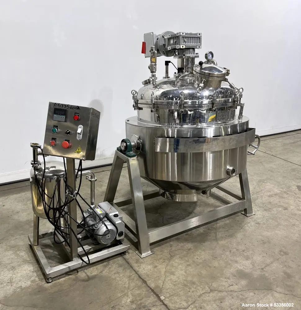 Flowtam Sanitary 200 Liter Stainless Steel Process Kettle