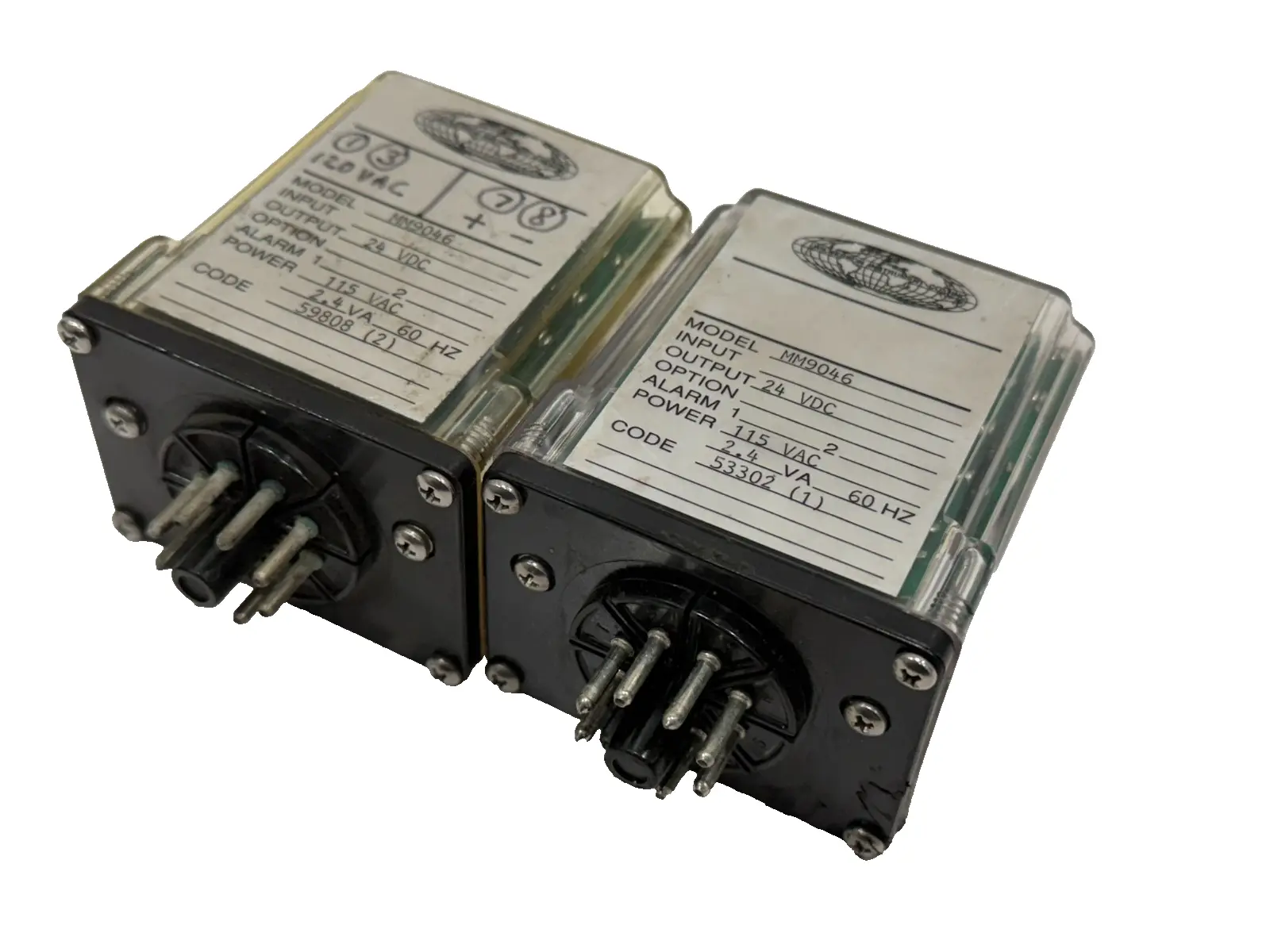 LOT OF 2 USED WILKERSON MM9046 POWER SUPPLIES 24VDC