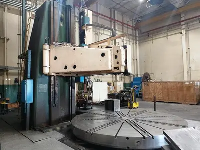O-M CNC Vertical Boring Mill, 295" Swing, 158" Table, 130" H/UR, 100 HP, 50 rpm