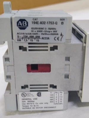 USED Allen-Bradley 194E-A32-1753-Q