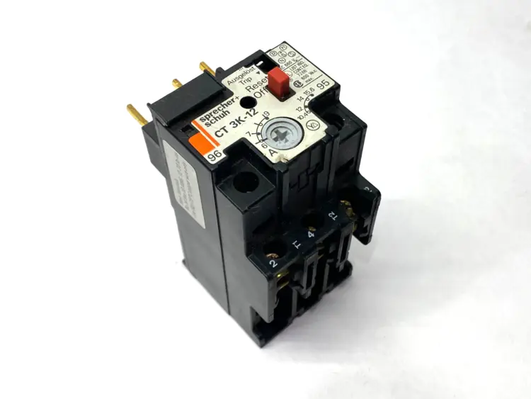 Used SPRECHER + SCHUH OVERLOAD RELAY 6-9A DAMAGED Relays & Switches | Maverick Industrial Sales #1101775