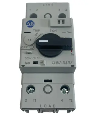 ALLEN BRADLEY 140U-D6D2-B50 CIRCUIT BREAKER SER. B 140UD6D2B50 NEW,SURPLUS