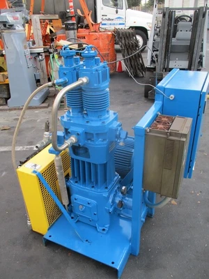 20 HP Hycomp, Boost Compressor, Nitrogen/Air/Gas Pressure Booster, 300-600 psi, 20-60 scfm