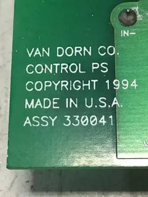 USED VAN DORN PC330-041