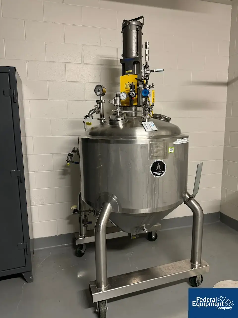 USED Apache Stainless 100 Gal Apache Reactor, 316 S/S, 100/100#