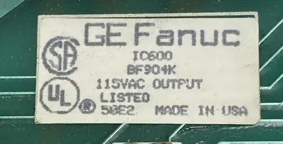 New | in-Stock GE FANUC IC600BF904K PLC Input & Output Ohio US | Surplus Asset Holdings #1244070