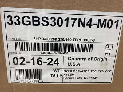 Goulds 33GBS3017N4 Diaphragm Pumps | Fram Fram LLC (15)