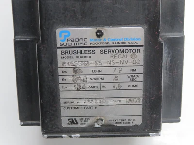 Used PACIFIC SCIENTIFIC _UNKNOWN_ Servo Motors Texas US | OCO Industrial #1602520