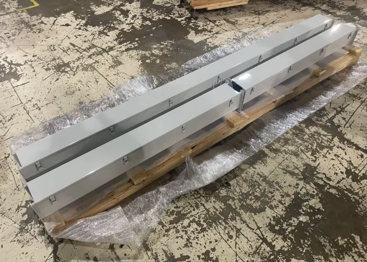 New | in-Stock Hoffman nVent Lay-In Wireway Sections PAINTED WHITE, LOT OF 3-PCS, 20 FEE Electrical Boxes Michigan US | Maverick Industrial Sales #1390584