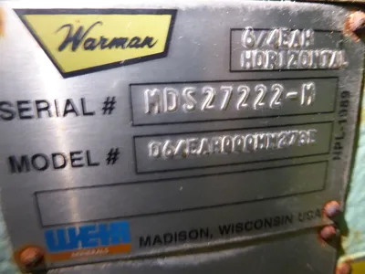 Used WARMAN 064EAHQQQMM273E Pumps South Carolina US | Yellow Tag Capital Recovery #1327990