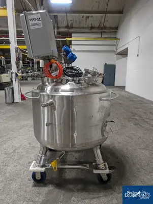 USED Precision 250 Liter Precision Stainless Reactor, 316L S/S, 45/100#