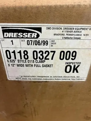 New | in-Stock DRESSER 0118-0327-009 Valves/Fittings Ohio US | Surplus Asset Holdings #1236772