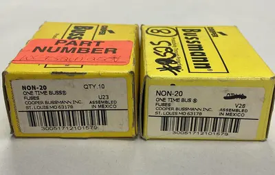 New | in-Stock COOPER BUSSMANN NON-20 Miscellaneous Equipment (Electrical & Power) | Surplus Asset Holdings #1190119