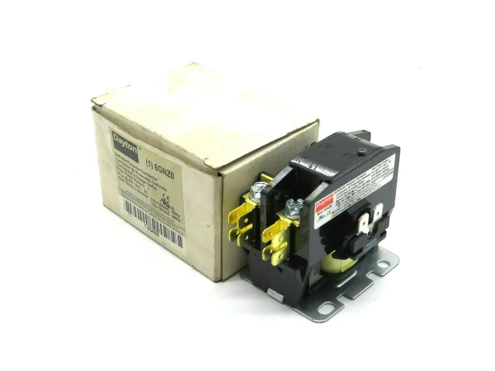 NEW DAYTON 6GNZ0 DEFINITE PURPOSE CONTACTOR