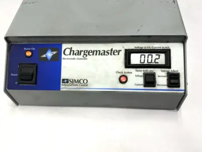 USED SIMCO CHARGEMASTER ELECTROSTATIC GENERATOR -30KV 5MA 4003335