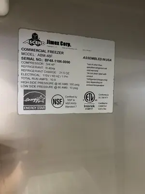 Used ASCEND ABM-48F Freezers Florida US | BAM Discount Restaurant Equipment #1357885