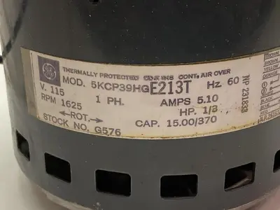 Used GE 5KCP39HG E213T HVAC Parts and Equipment | Surplus Asset Holdings #1197665