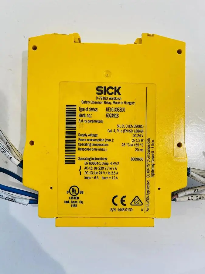 SICK D-79183 SAFETY I/O FX3-XTIO84002 #K-866