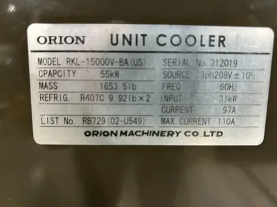 USED ORION RKL-15000V-BA