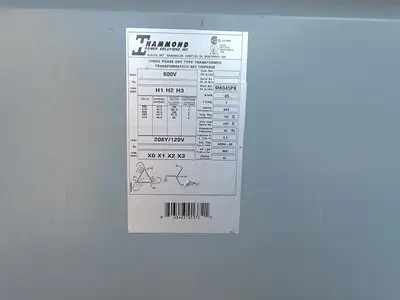 Used HAMMOND POWER SOLUTIONS INC. MK045PB Transformers British Columbia CA | Lenmark #266259