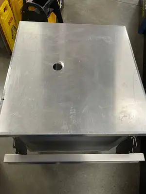 Used ColorPoint Used Colorpoint Portable Stainless Steel Gray Work Counter with Foldable Shelf 120V Food Prep Tables Illinois US | Falcon Restaurant Supply #1376226