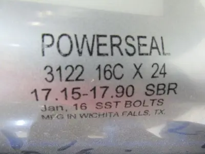 POWERSEAL PIPELINE PROD 312216C240AA-LB 24" Iron Lug Double Panel Clamp S.S.&SBR
