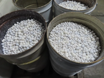 Alumina Pebble Mill Media, 3300 lbs.