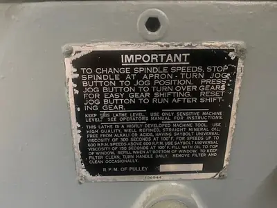 Used 1952 LODGE &AMP;AMP; SHIPLEY T 60" T Type Lathes Georgia US | The Equipment Hub #163014