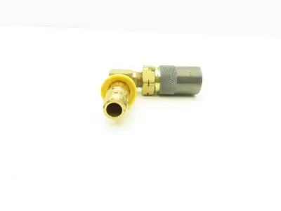 Parker Injection Molding Coolant Quick Coupler MoldMate 90° Hose Barb Lot of 5