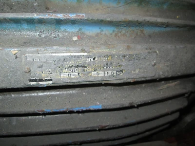 5 HP US Motors Electrical Motor, 1200 RPM