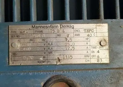 USED DEMAG FG08-B3-U0-F1-H1