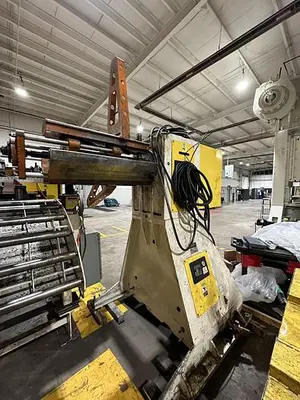 2018 24" DALLAS FEEDER w/MACHINE CONCEPTS PRECISION STRAIGHTENER, REEL & COIL CAR