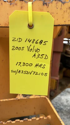 Used 2005 Volvo A35D Articulated Dump Trucks Maryland US | Zadoon Equipment #1480742