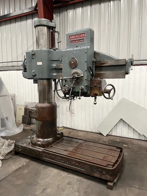 American Hole Wizard Radial Arm Drill