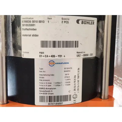NEW STAFSJÖ VALVES AB MVE0200A8Y47