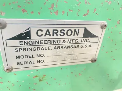 1-1/8" CARSON MODEL #HPA-1A HYDRAULIC TUBE BENDER: STOCK #20122