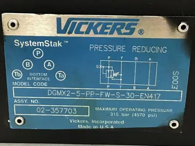 USED VICKERS DGMX25PPFWS30EN417
